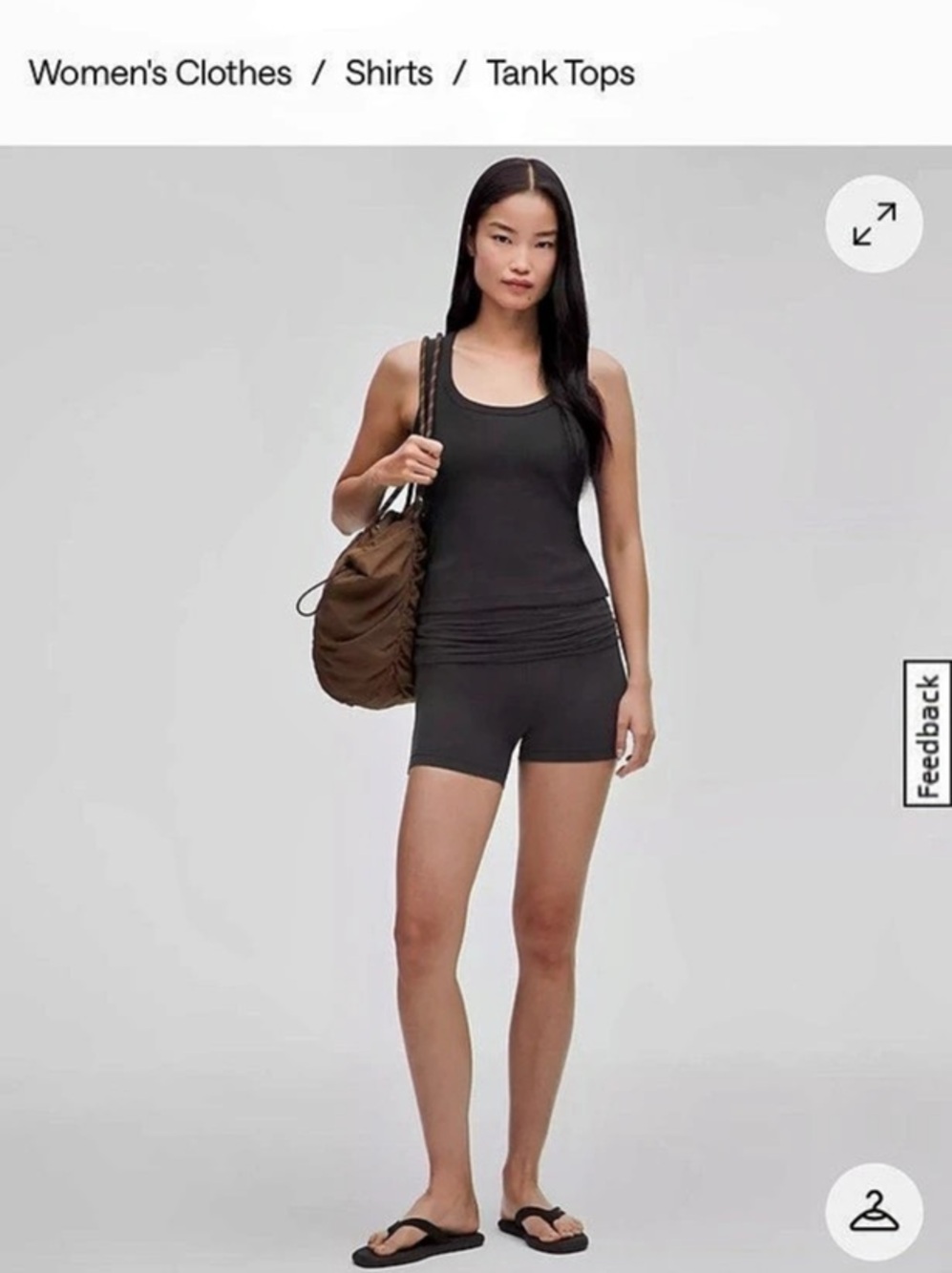 Lululemon Little Ribbed Scoop-Neck Tank Top